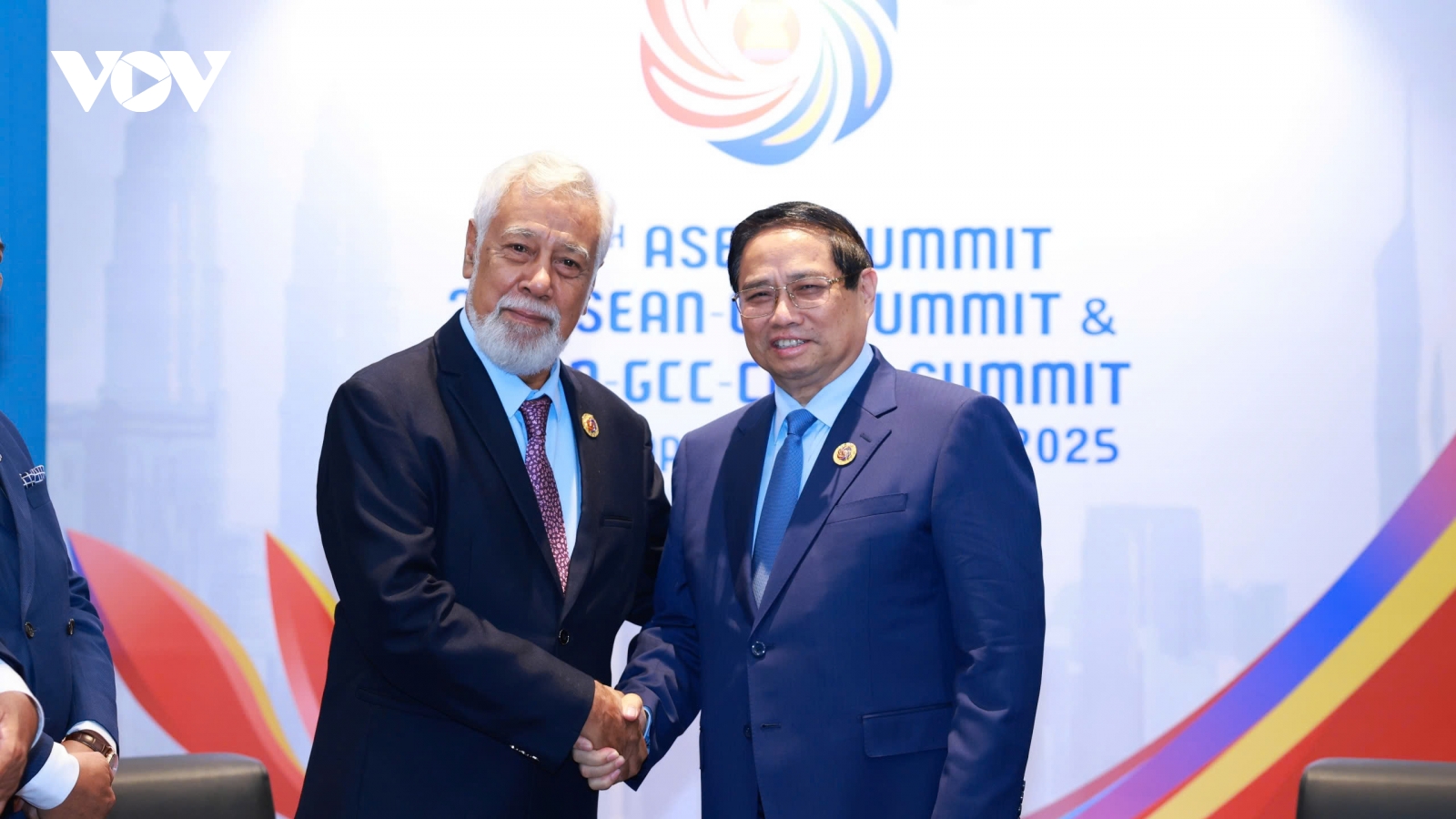 Thủ tướng Phạm Minh Chính gặp Thủ tướng Timor-Leste Xanana Gusmao